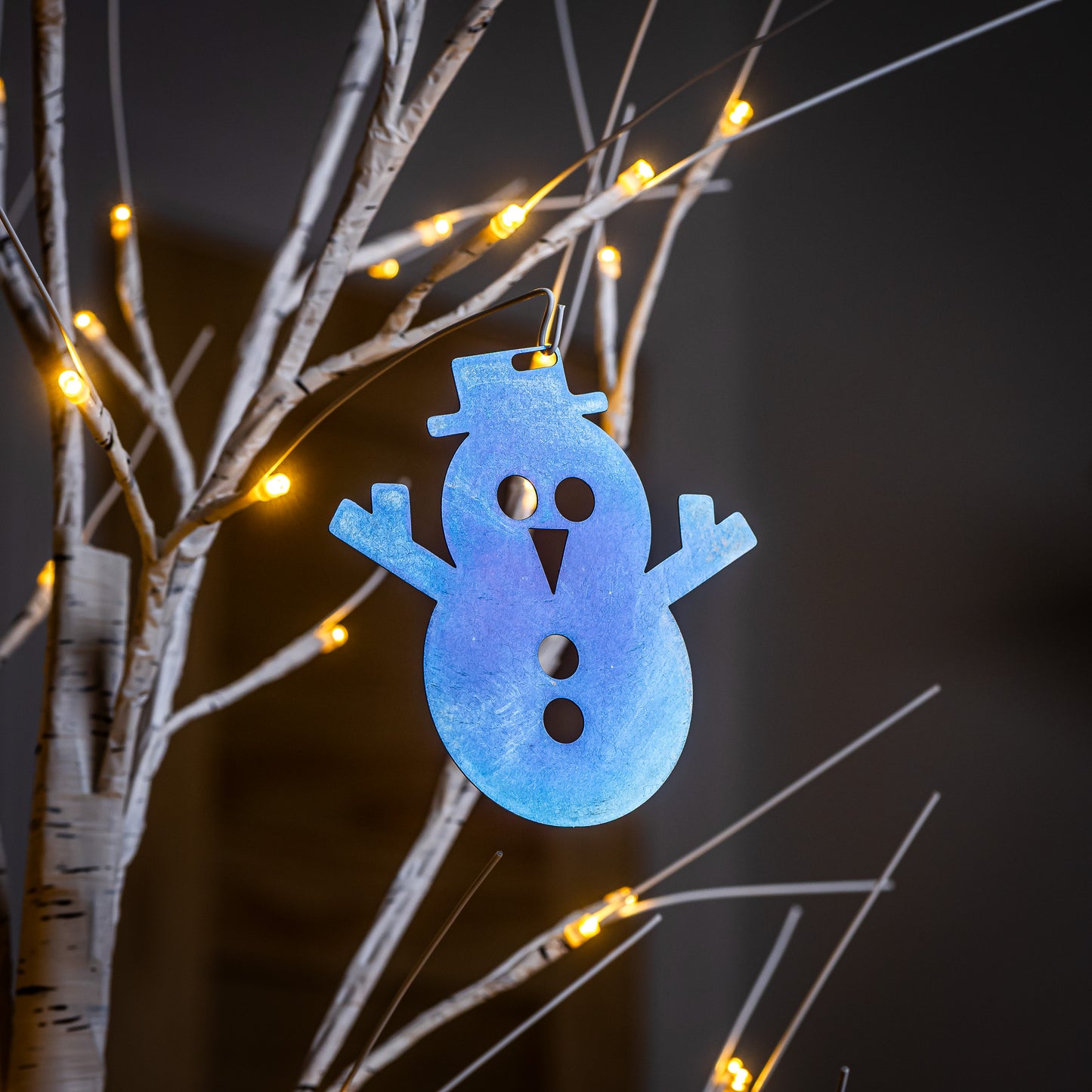 Titanium Ornament - Snowman